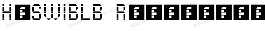 H_SWIBLB Regular字体转换